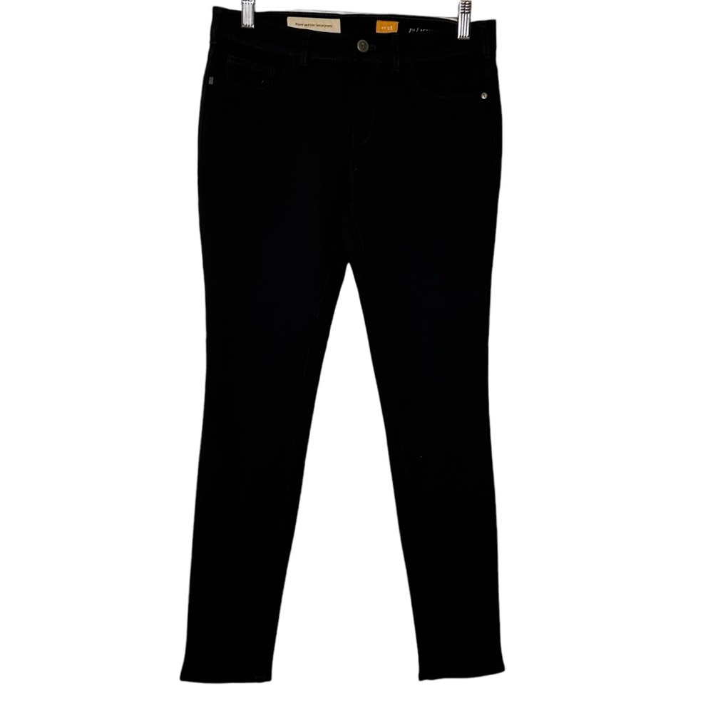 Pilcro Anthropologie Pants Serif Fit Black Jeggings Jeans Size 28 Leggings